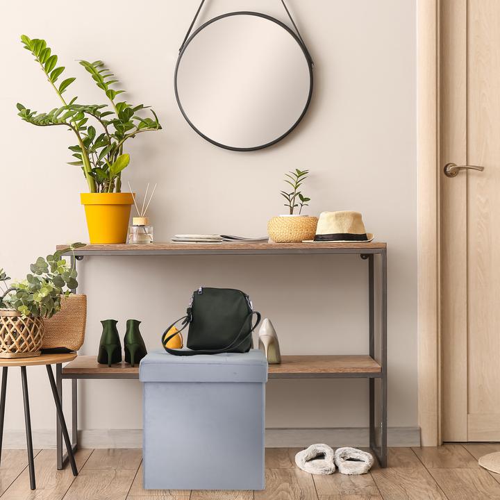 Actual product image Relaxdays Storage Ottoman