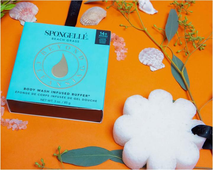 Actual product image Spongellé Boxed Flower - Beach Grass