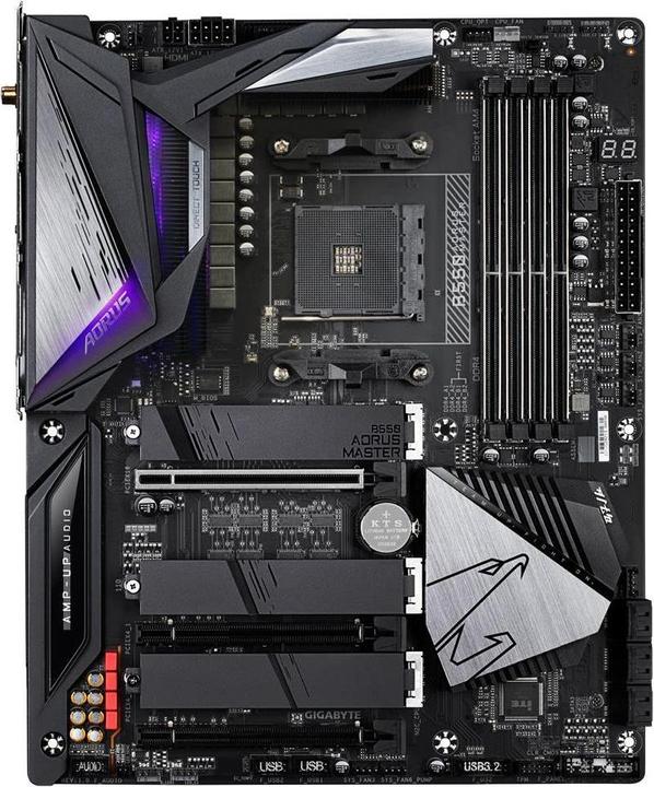 Immagine prodotto Gigabyte B550 Aorus Master (AM4, AMD B550, ATX)