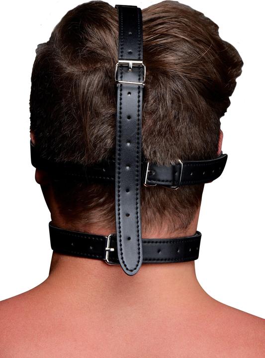 Actual product image XR Brands Kopfgeschirrr mit Augenbinde und Knebel