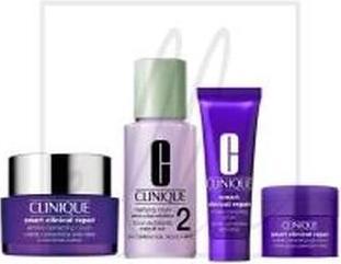 Actual product image Clinique Smart Clinical Repair Wrinkle Correcting Cream (50ml) + Clarifying Lotion 2 (30ml) + Smart (Facial care set)