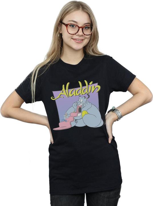 Immagine prodotto Disney Aladdin Genie Wishing Dude Maglietta Ampia Donna (4XL)