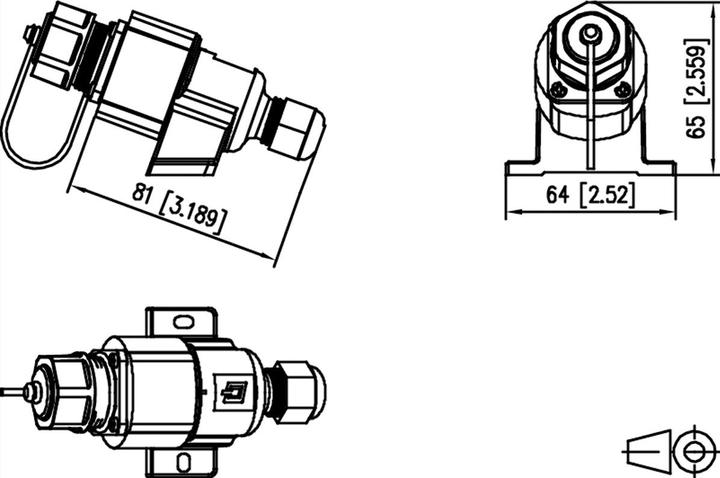 Actual product image Metz Connect E-DAT Industry - wall socket - suitable for wall mounting (Cable Accessories)