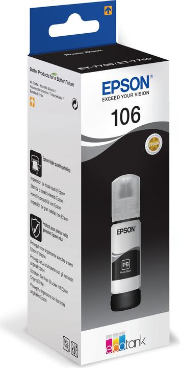 Productafbeelding Epson 106 EcoTank inkt (PBK)