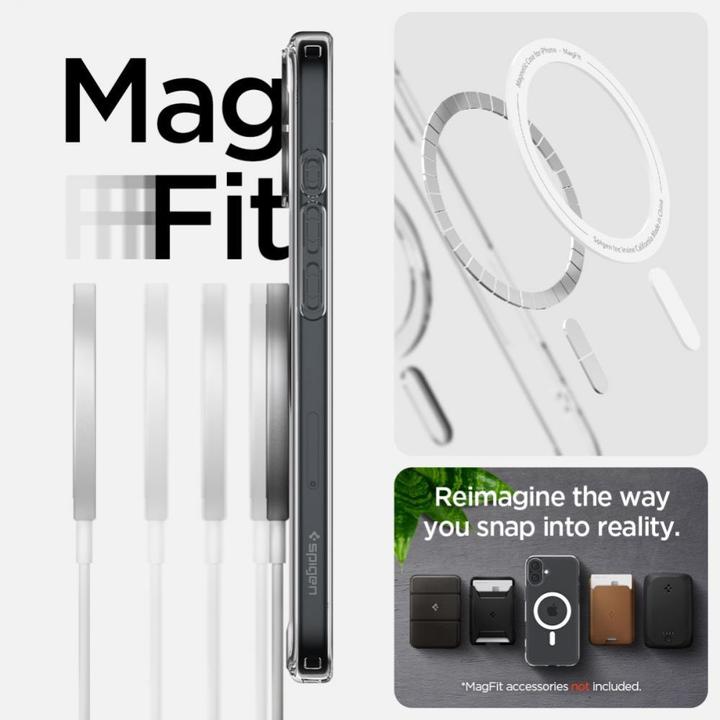 Image du produit Spigen Ultra Hybrid MAG iPhone 16 Plus Max 6,7" Magsafe biały/white ACS08075 (Apple iPhone 16 Plus)