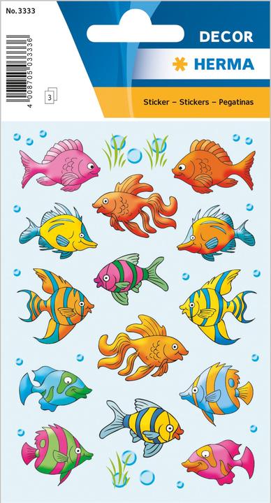 Actual product image HERMA Sticker fish