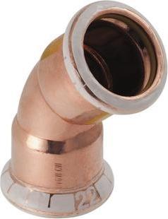 Produktbild Geberit elbow 45 ° Mapress Kupfer Gas 28mm (34517) (Winkelverbindung)