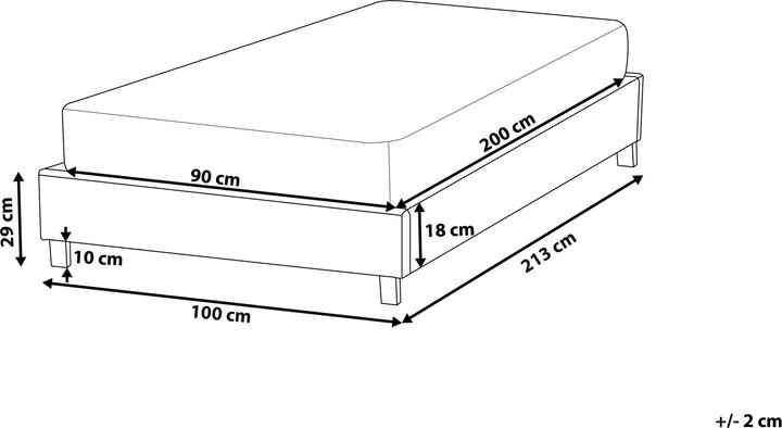 Actual product image Beliani Roanne (90 x 200 cm)