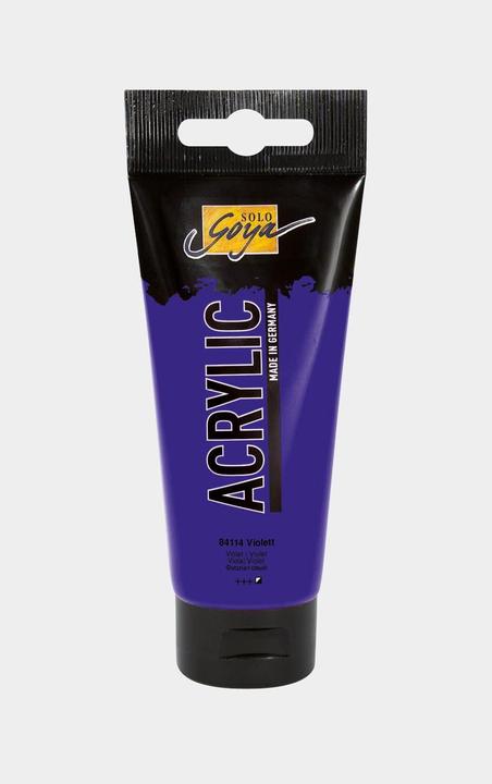 Actual product image Kreul Basic acrylic 100ml (Violet, 100 ml)