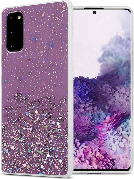Image du produit Cadorabo Couverture TPU paillettes scintillantes (Samsung Galaxy S20+)