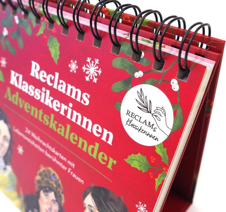 Produktbild Reclams Klassikerinnen Adventskalender.
