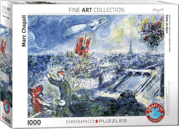 Actual product image Eurographics puzzle Chagall Marc Atraktes Paris 1000 pieces (1000 pieces)