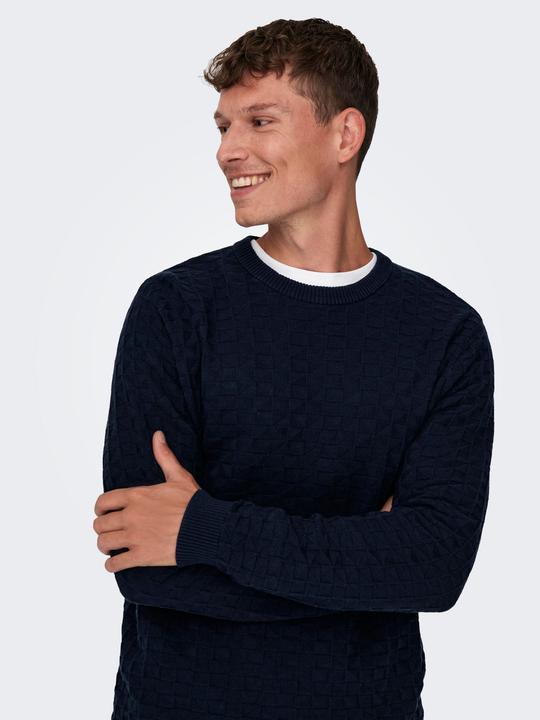 Immagine prodotto Only & Sons Onskalle Reg 12 Struc Crew Knit Noos (S)