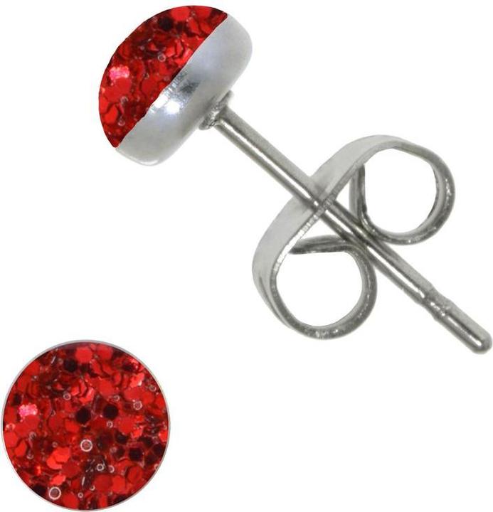 Image du produit Bijouteria Clous d'oreille (Acier inoxydable, Résine époxy)