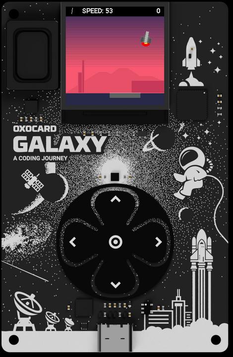 Actual product image Oxon Developer board Oxocard mini Galaxy