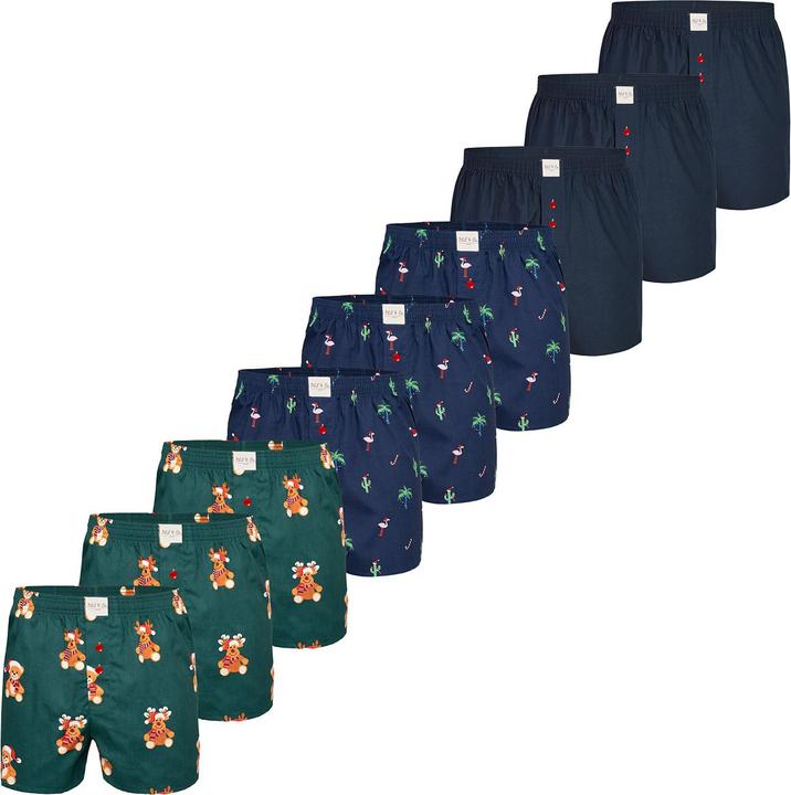 Immagine prodotto Phil & Co. Berlin Boxer Chrstimas Boxer 9-pack (XL, confezione da 9)