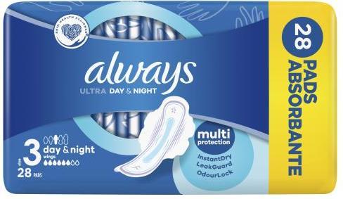 Actual product image Always Ultra Day & Night (28 x)