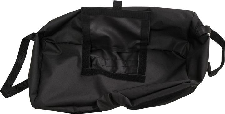 Produktbild Swisshandel24 Sonnenschirmständer Sandsack 2 x Beutel befüllbar 50 kg mit Schaufel Polyester + Kunststoff Schwarz