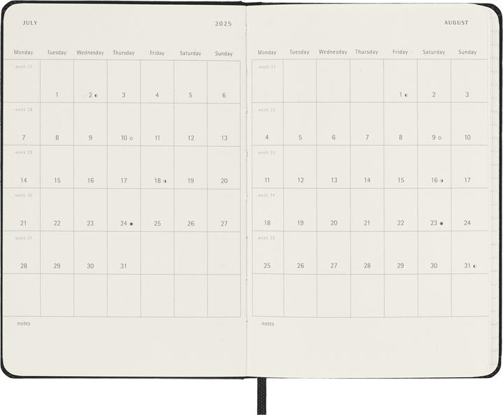 Produktbild Moleskine Tageskalender (Pocket, A6, Englisch)