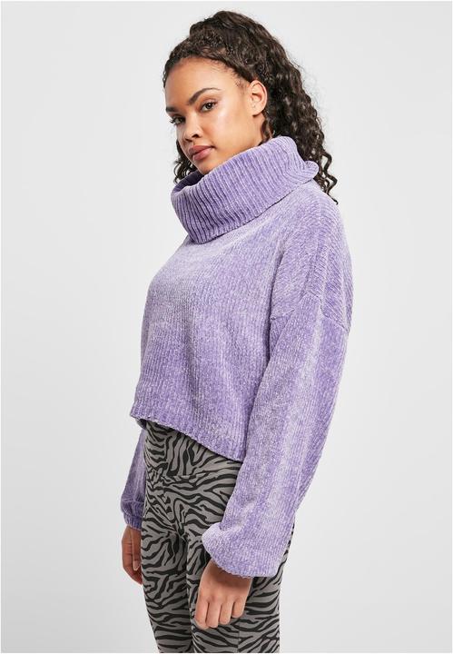 Immagine prodotto Urban Classics Maglione corto da donna con collo alto in ciniglia - 13801 (4XL)