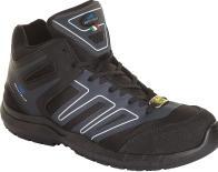 Aboutblu Scarpe di sicurezza About Blu Indianapolis Mid, ESD, S3/SRC, misura 45, nero (S3, 45)