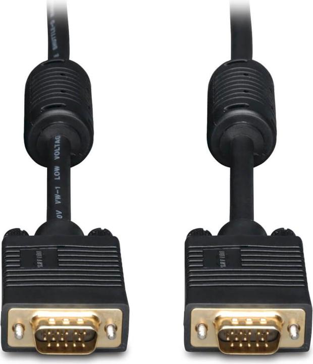 Image du produit Eaton VGA Haute Résolution RGB Câble coaxial HD15 M/M 6ft. 1.83m (1.83 m, VGA)