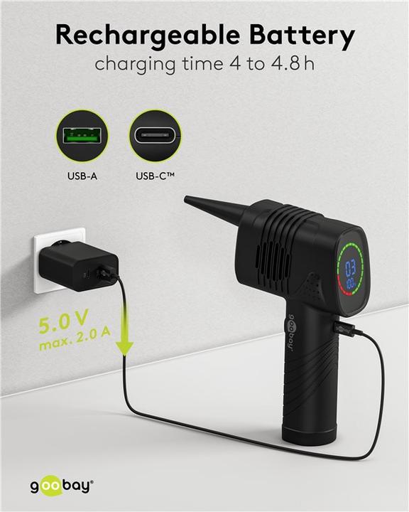 Actual product image Goobay Electric dust blower