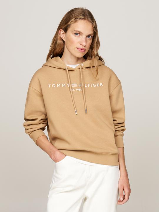 Actual product image Tommy Hilfiger Hoodie Dames Regular Fit - Beige - Maat L (L)