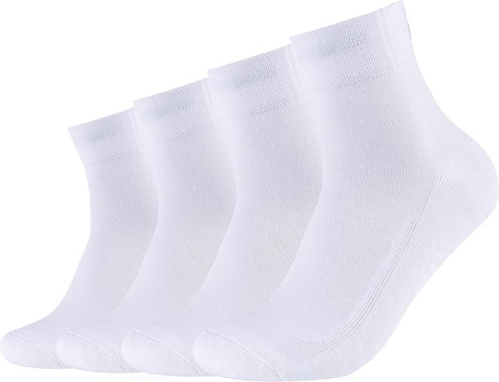 Actual product image Skechers Unisex Basic Cushioned Quarter 4p (pack of 4, 43, 46)