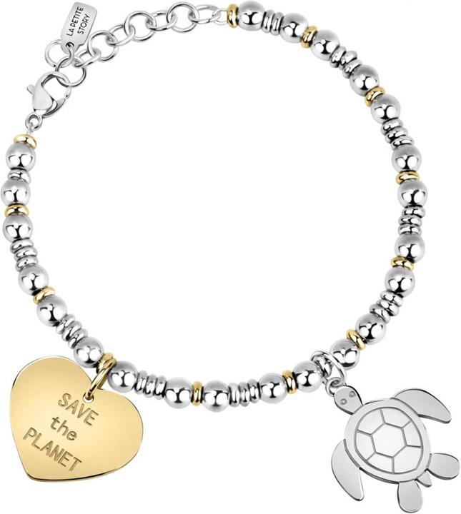 La Petite Story Save The Planet Turltle Armband (20 cm, Edelstahl)