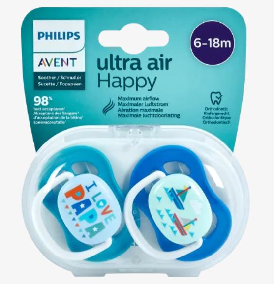 Produktbild Philips Avent SCF080/10 ultra air Schnuller (2 x, 6 - 18 Monate)