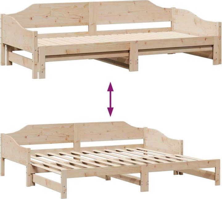 Produktbild VidaXL Tagesbett Ausziehbar (80 x 200 cm)
