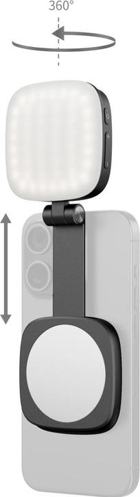 Immagine prodotto SmallRig Vibe P48 Detachable Mobile Phone LED Video Light (Black) 4656 (Videocamera)