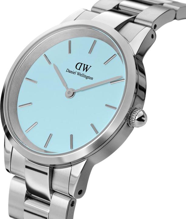 Immagine prodotto Daniel Wellington Iconic Link Capri Silver (28 mm) (Orologio da polso analogico, 28 mm)
