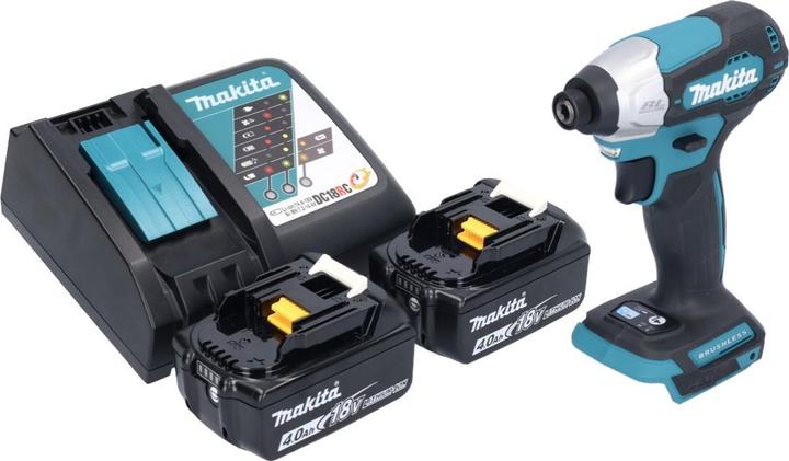Actual product image Makita DTD 157 RM cordless impact wrench 18 V 140 Nm 1/4" brushless + 2x rechargeable battery 4.0 Ah + (Rechargeable battery operated)