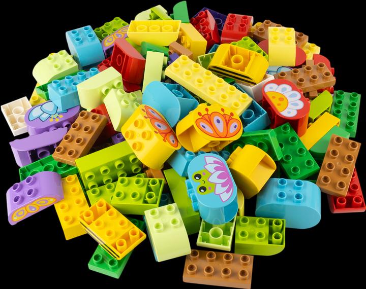 Immagine prodotto LEGO Duplo 100 Baustein + 25 2x4 Steine Bunt NEU! Menge 125 Stueck