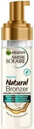 Actual product image Garnier Ambre Solaire Natural Bronzer Self-Tanning Body and Face Mousse 200mL (Self tanning foam, 200 ml)