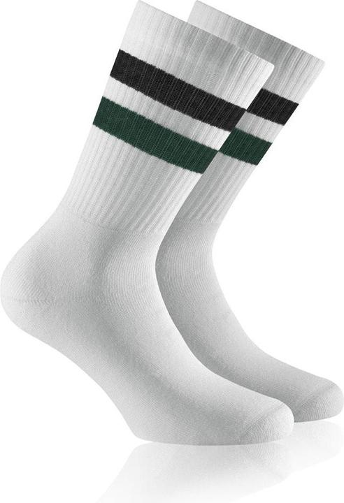 Rohner Socken Fashion Sport Weiss 2er-Pack (2er Pack, 39 - 42)