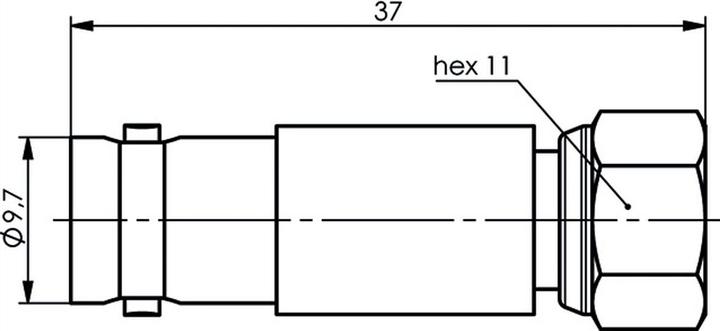 Produktbild Telegärtner Koax-Adapter BNC-Buchse (Antennenkabel)