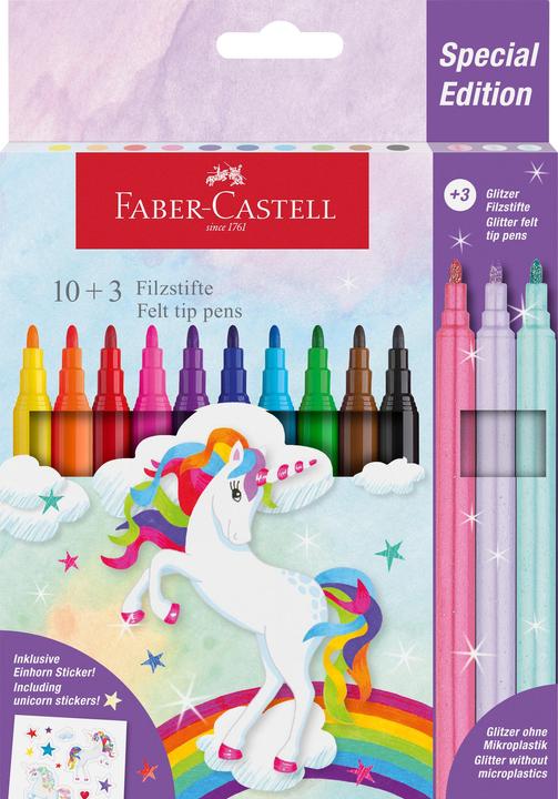Faber-Castell Fasermaler Einhorn Special Edition (Multicolor, 50 x)