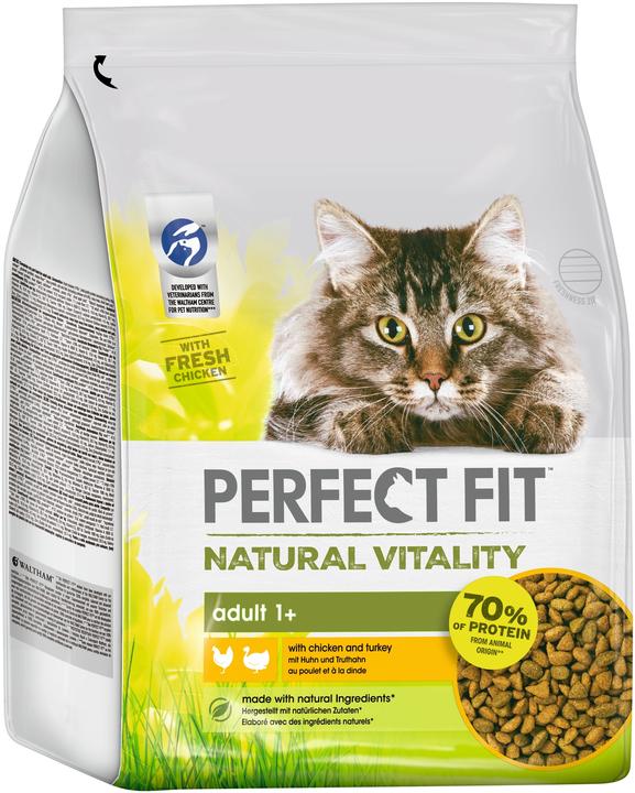 Actual product image Perfect Fit sucha karma kurczak indyk skirta kota2,4KG (Adult, 2400 g)