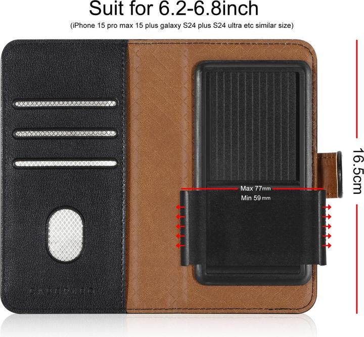 Actual product image Cadorabo Case for Vivo Y91C Book Cover (Vivo Y91 C)