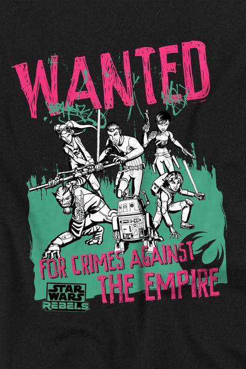 Immagine prodotto Star Wars Wanted Rebels Maglietta Bambini (140)
