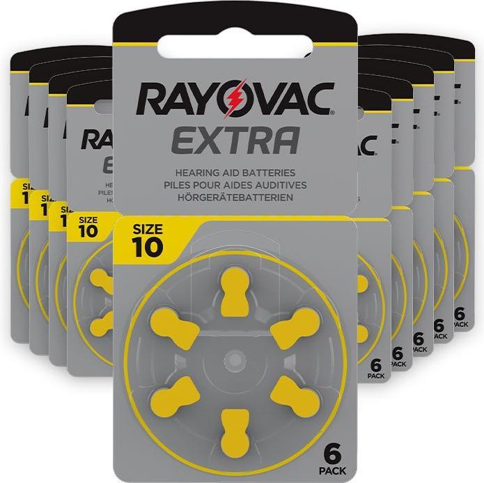 Rayovac Extra (60 pz., 10, 105 mAh)