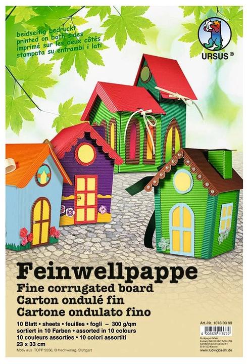Produktbild Ursus Feinwellpappe 300 g/m2 (300 g/m², 10 x)