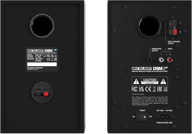 Immagine prodotto reloop Set di sistemi di monitor da tavolo DSM-3 BT (Attivo, Coppia, 2x 20 W)