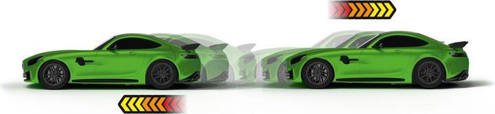 Actual product image Revell Build n Race Mercedes-AMG GT R, green