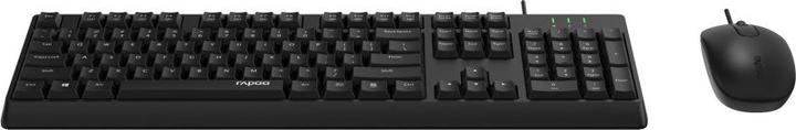 Image du produit Rapoo Kabelgebundenes Kombo Set "NX1500", Schwarz, QWERTZ (DE, Filaire)