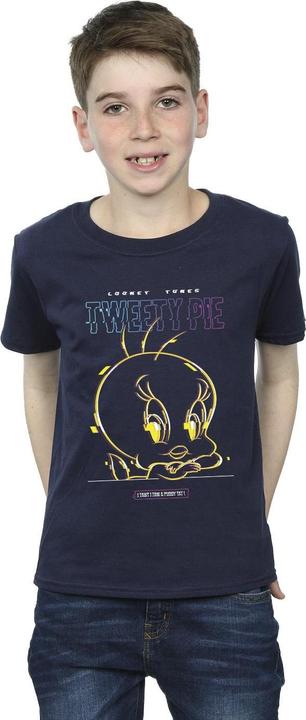 Produktbild Looney Tunes Tweety Glitch TShirt Jungen (140, 146)