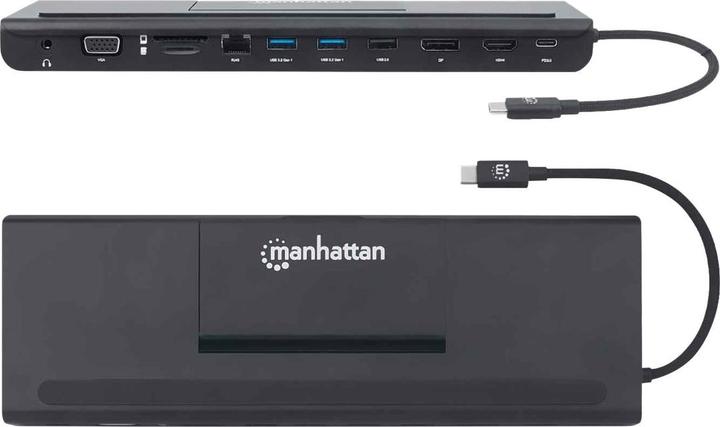 Produktbild Manhattan Triple-Monitor Dock (Docking Port, 3 Ports)